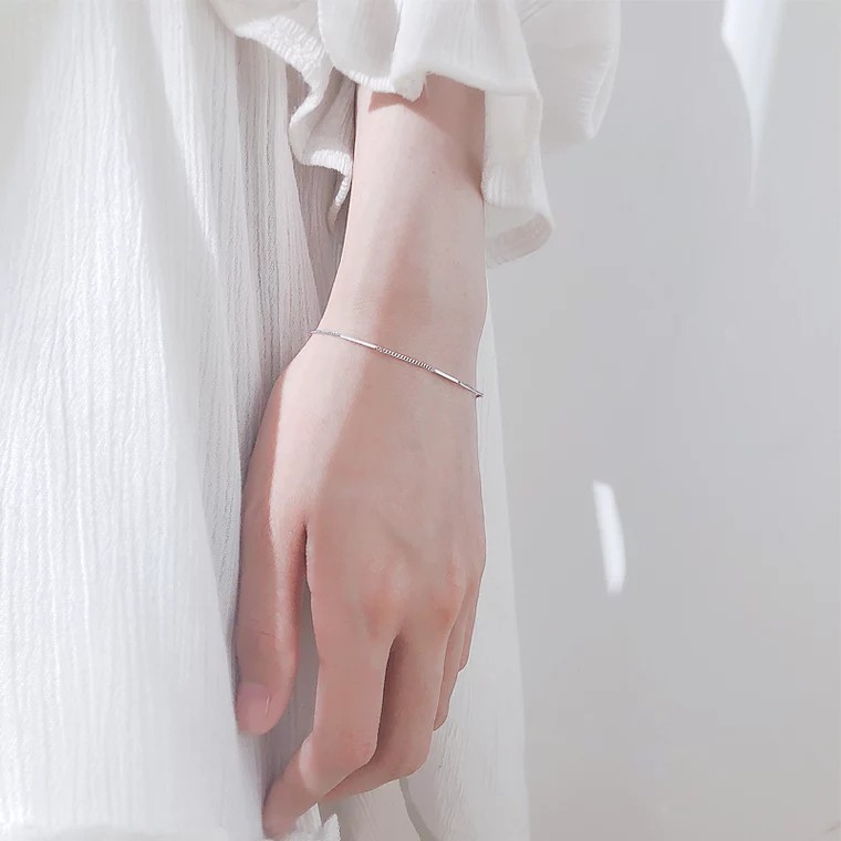 Lắc Chân Mạ Vàng Hồng 18k Hình Cây Tre Xinh Xắn | BigBuy360 - bigbuy360.vn