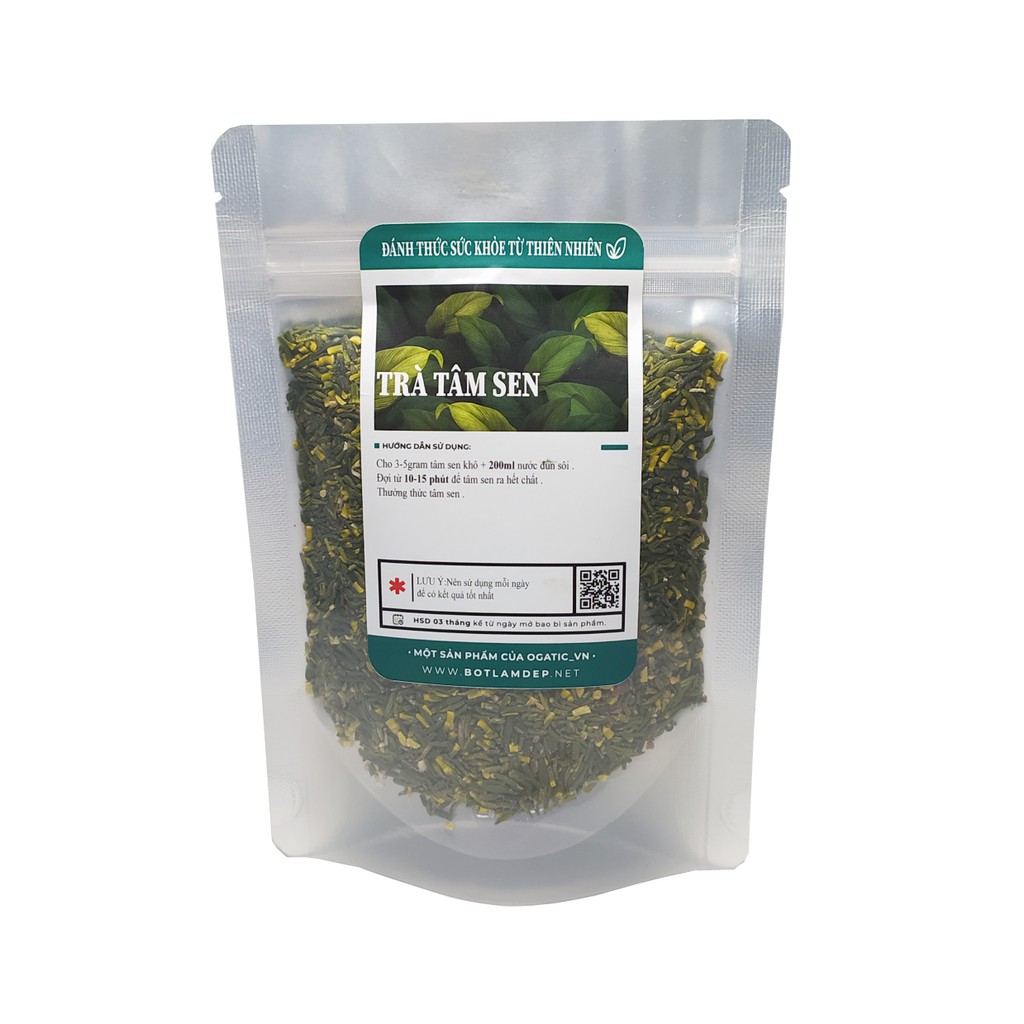 Tâm sen khô ( trà tim sen ) hàng loại 1 thượng hạng - Giúp Dễ Ngủ_Ngủ Ngon - Loại Đẹp 80Gr | BigBuy360 - bigbuy360.vn