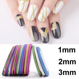 Cuộn băng dính 3D 6 màu dùng để làm nail