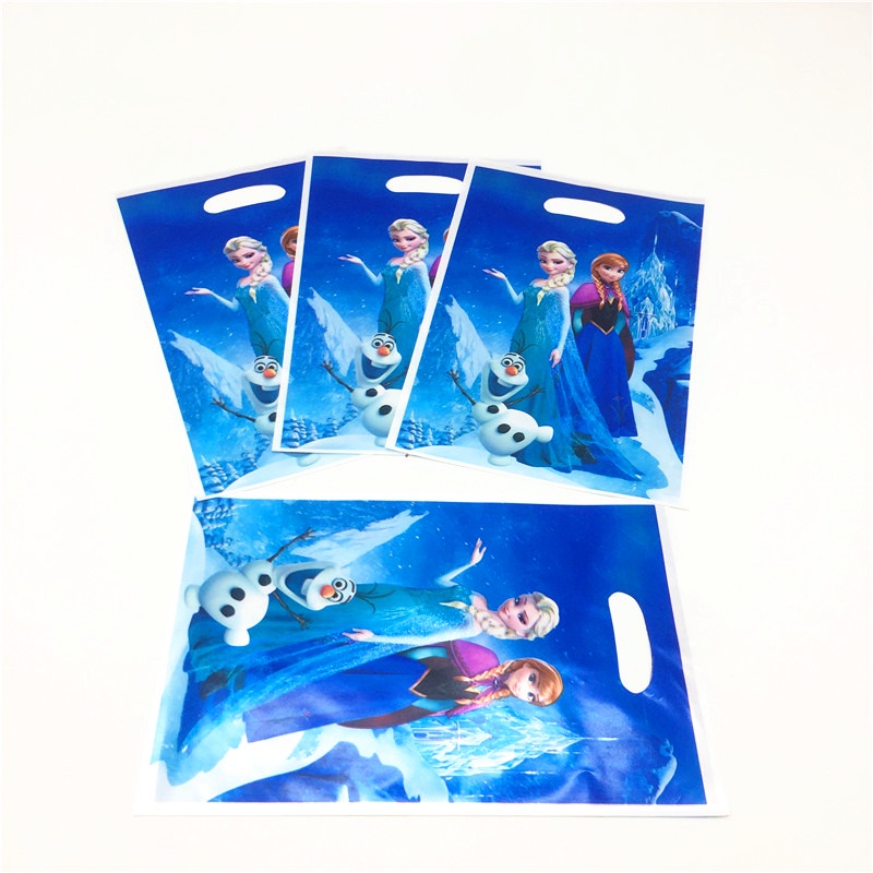 Set 10 Túi Đựng Quà Tặng Chủ Đề Phim Frozen