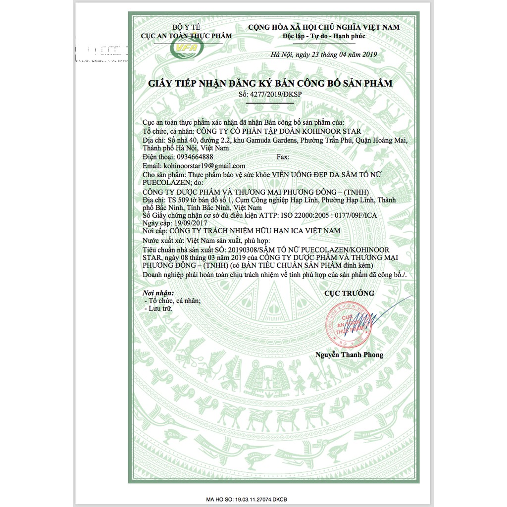 [TẶNG 1 TRIỆU NẾU LÀ HÀNG GIẢ] Viên uống đẹp da Sâm Tố Nữ Puecolazen (Collagen) Kohinoor | BigBuy360 - bigbuy360.vn