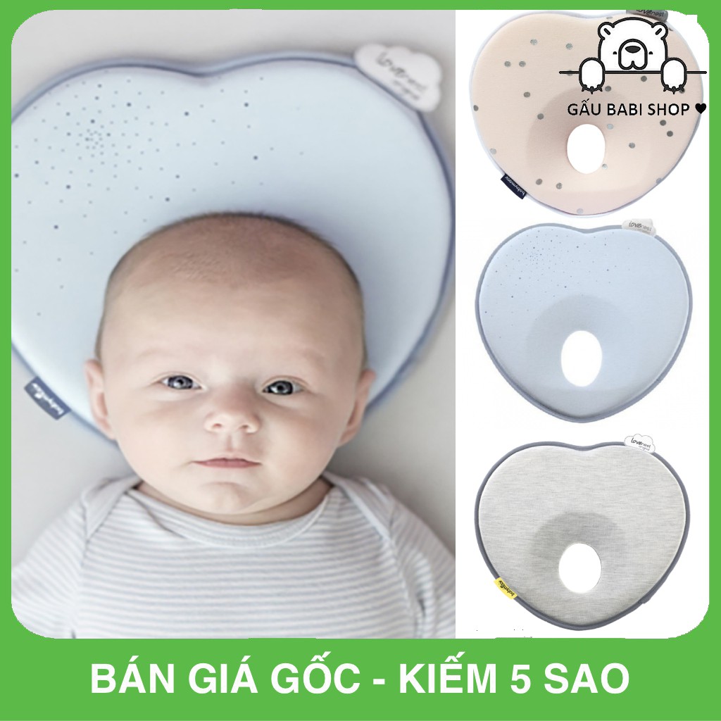 RẺ VÔ ĐỊCH !!! Gối chống bẹt đầu Lovenest Babymoov chính hãng