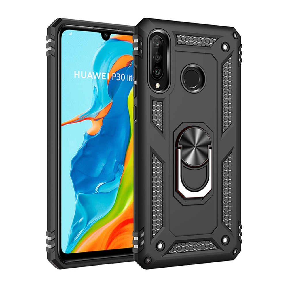 FREESHIP 50k_Ốp lưng Huawei Nova 3e P30 Lite Y7 Pro Y9 Prime 2019 chống sốc 2 lớp kèm nhẫn iring làm giá đỡ