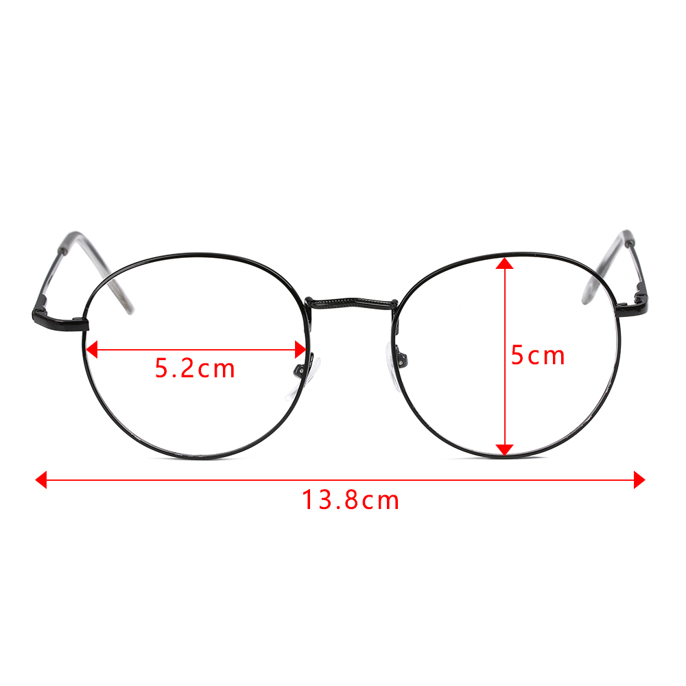 ❤LANSEL❤ New Fashion Eyeglasses Round Reading Glasses Myopia Glasses Flexible Portable Ultra Light Resin Women Men Metal -1.00~-4.0 Diopter Vision Care/Multicolor