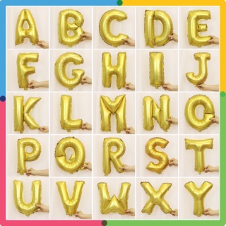 Bóng chữ cái màu vàng cỡ 40cm