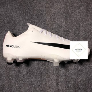 Giày đá bóng Mercurial CR7 trắng tự nhiên (combo giày +túi)