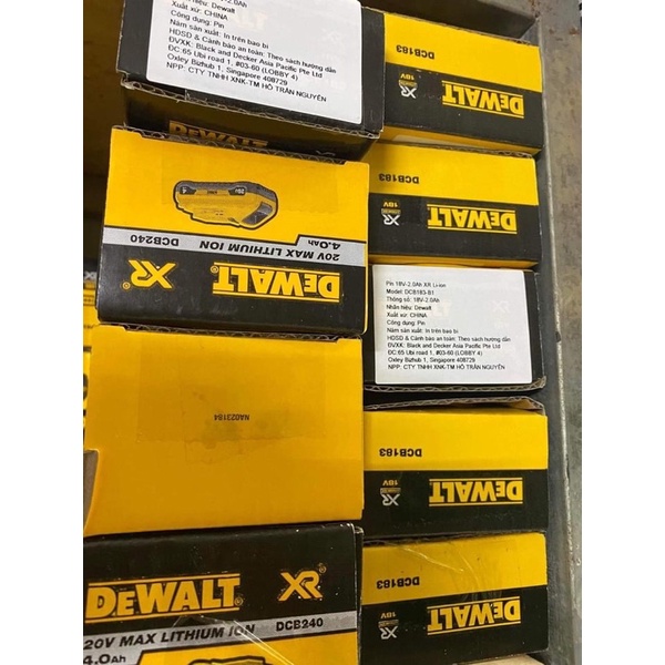 Pin Dewalt 20V 2ah 4ah 5ah 6ah 9ah 12ah