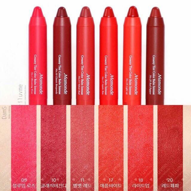 ( có sẵn ) Son bút chì Mamonde Creamy Tint Color Balm Intense 18 19 20 22 23 24 2518 | BigBuy360 - bigbuy360.vn