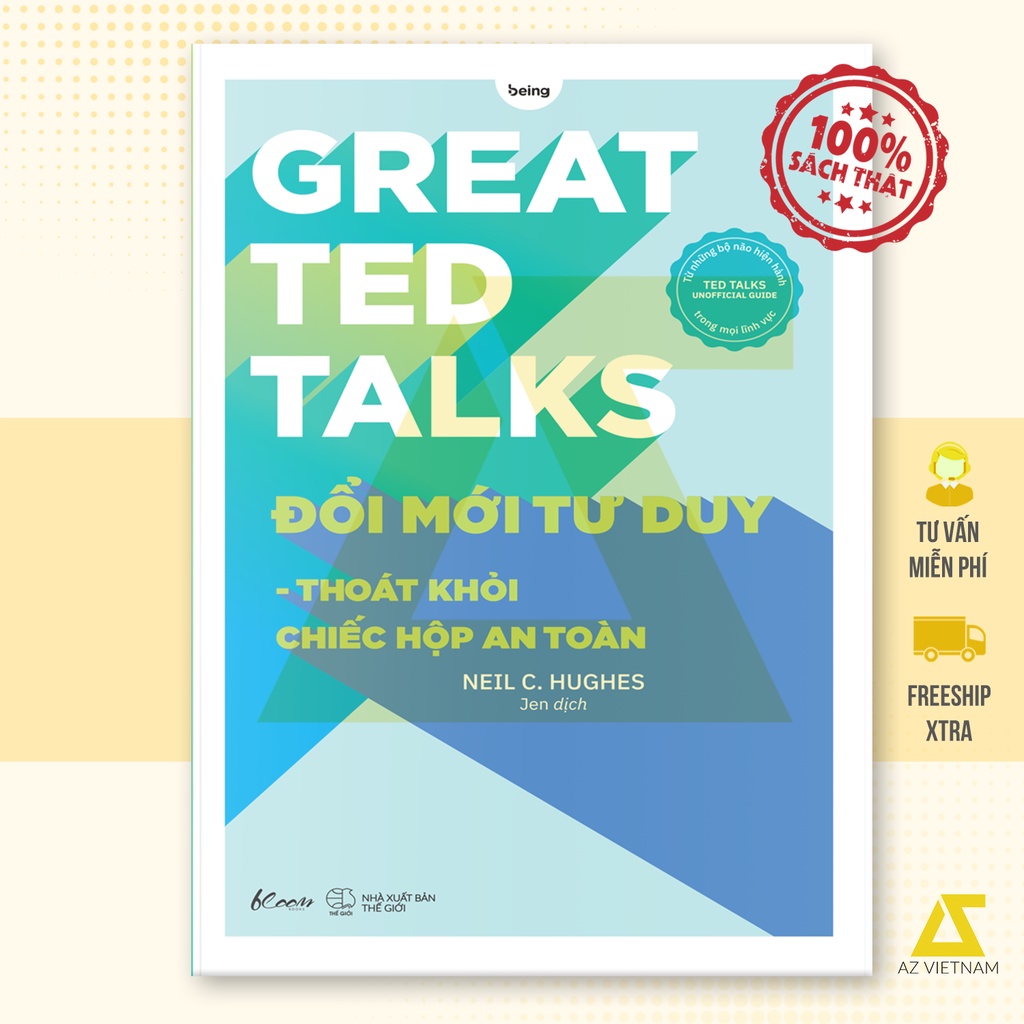 Sách - Great TED Talks: Đổi Mới Tư Duy - Thoát Khỏi Chiếc Hộp An Toàn