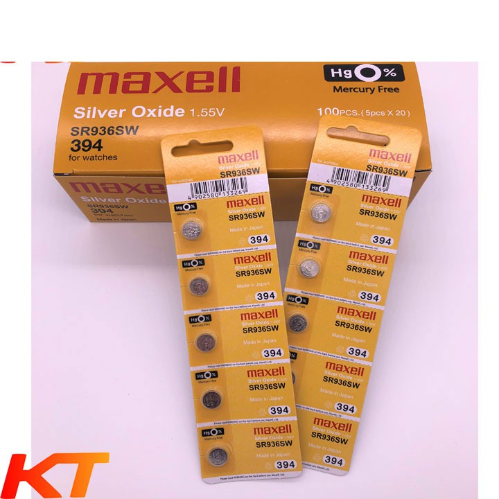 PIN ĐỒNG HỒ MAXELL SR521 379, SR516 317, SR621 364, SR616 321, SR626 377, SR416 337, SR716 315, SR721 362. SR920 371....