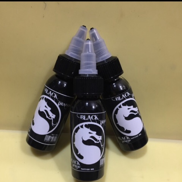 Mực xăm siêu đen black dragon