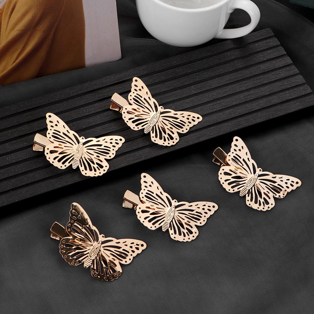 Kẹp Tóc Hình Bướm Vintage MIHAN1|Khăn Trùm Đầu Cô Dâu Đính Đá Sang Trọng