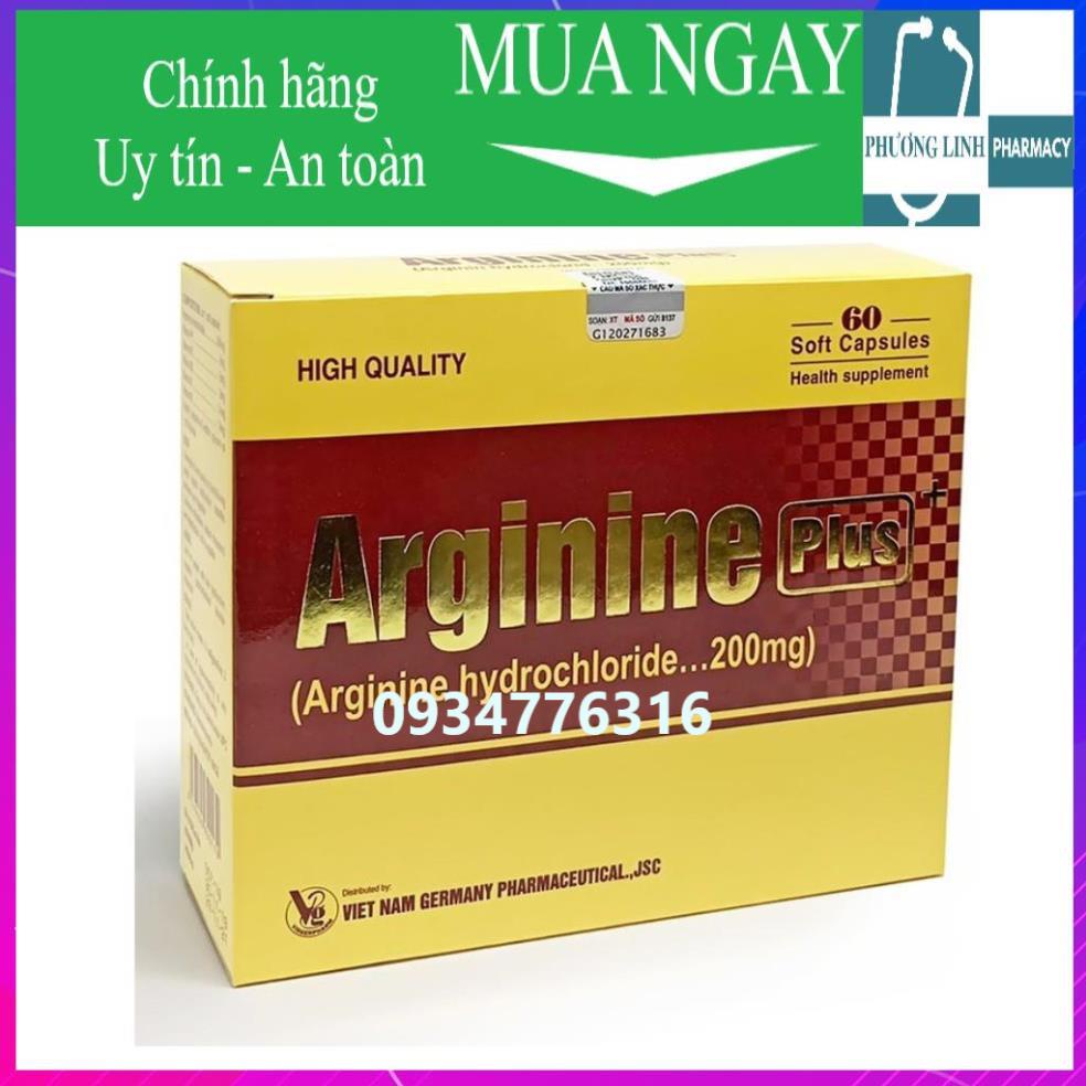 ✅ Viên Uống Bổ Gan Arginine Plus (60 Viên)
