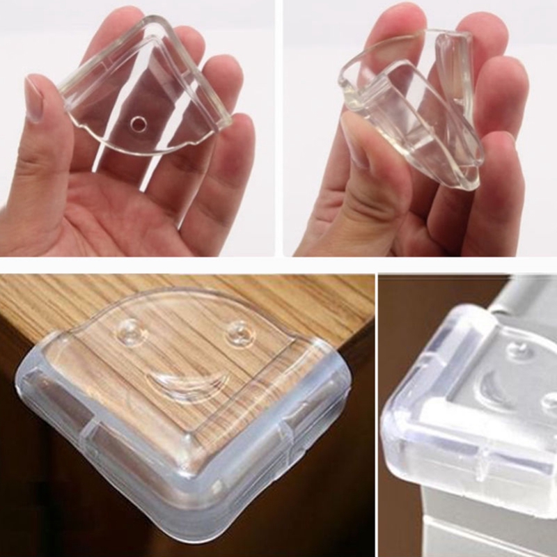 Set 4 Miếng Cao Su Bọc Góc Bàn Bảo Vệ An Toàn Cho Bé