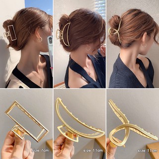 Kẹp tóc cỡ lớn kiểu dáng đơn giản phong cách Hàn Quốc trẻ trung Tinu accessories shop