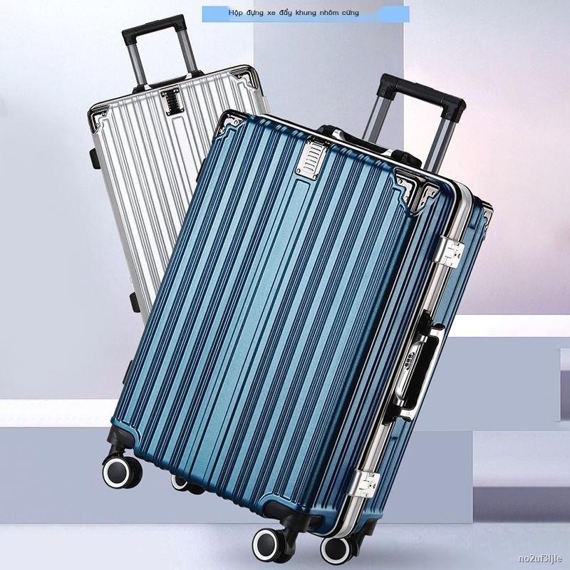 Vali khung nhôm đa ​​năng 2 bánh kết hợp khóa dày dặn