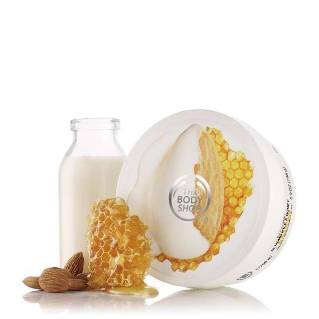 Bơ dưỡng thể The Body Shop Body Butter- Almond Milk & Honey 200 ml