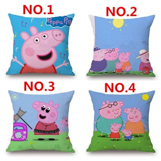Vỏ bọc gối trang trí in hình Peppa Pig 45x45cm