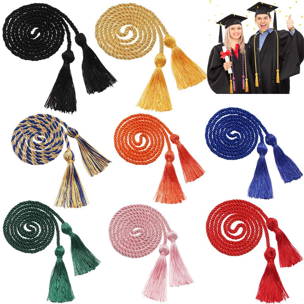1 Cuộn Dây Polyester Bện Thủ Công DIY Đa Ứng Dụng Cho Lễ Tốt Nghiệp