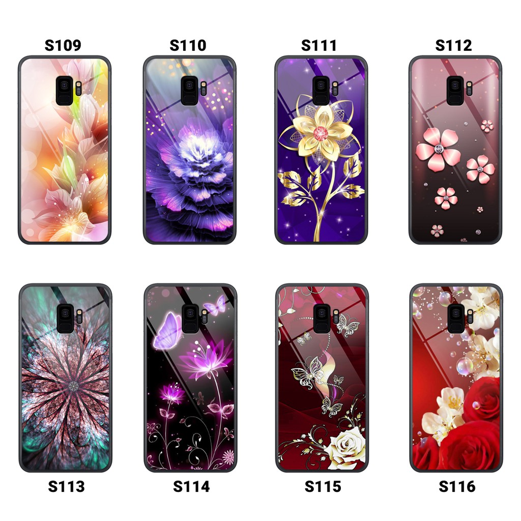 [Freeship toàn quốc từ 50k] Ốp lưng kính cường lực Samsung Galaxy S8/ S8 Plus/ S9/ S9 Plus in hình hoa sang trọng | BigBuy360 - bigbuy360.vn