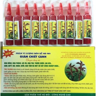 Kích thích ra rễ Giâm chiết cành dùng cho hoa hồng - 1 vỉ 10 ống