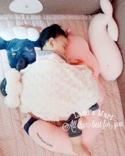 &lt;Có Sẵn&gt;  &lt;CHÍNH HÃNG&gt; GỐI CỪU ĐA NĂNG CHỮ C NGƯỢC HÀN QUỐC GỐI CỪU ĐA NĂNG GOOD NIGHT BABY ELLUSBEN HÀN QUỐC