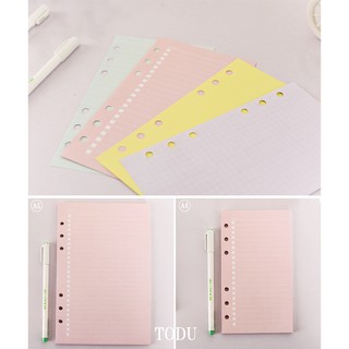 Giấy refill A5 pastel