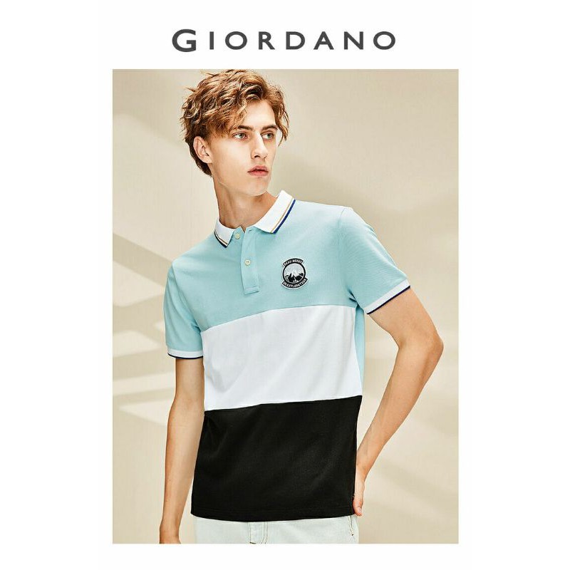 Áo Polo Nam Cao Cấp Giordano 13010207 Chính Hãng(Có Sẵn) -Siêu Thoáng Mát