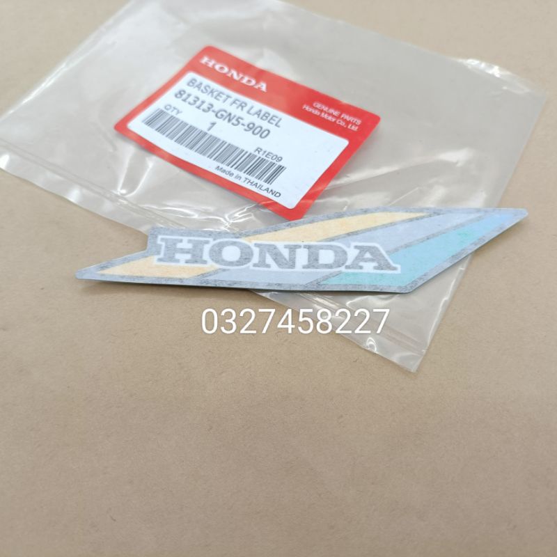 Tem dán rổ , giỏ đựng đồ xe DREAM thái honda