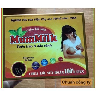 Cốm lợi sữa MumMilk đông trùng hạ thảo chính hãng