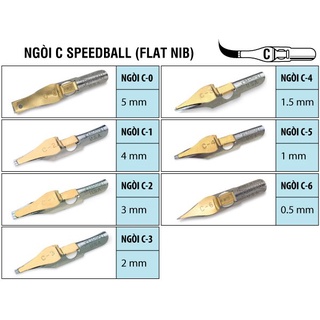 [ TAIPOZ ] - Ngòi viết CALLIGRAPHY Speedball C