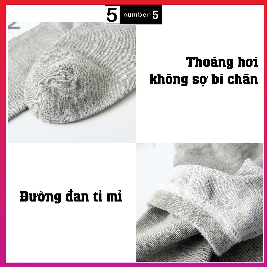 Tất Vớ Ngắn Cổ Nam Nữ Êm Thoáng Dịu Nhẹ Thoáng Mát [ZA]