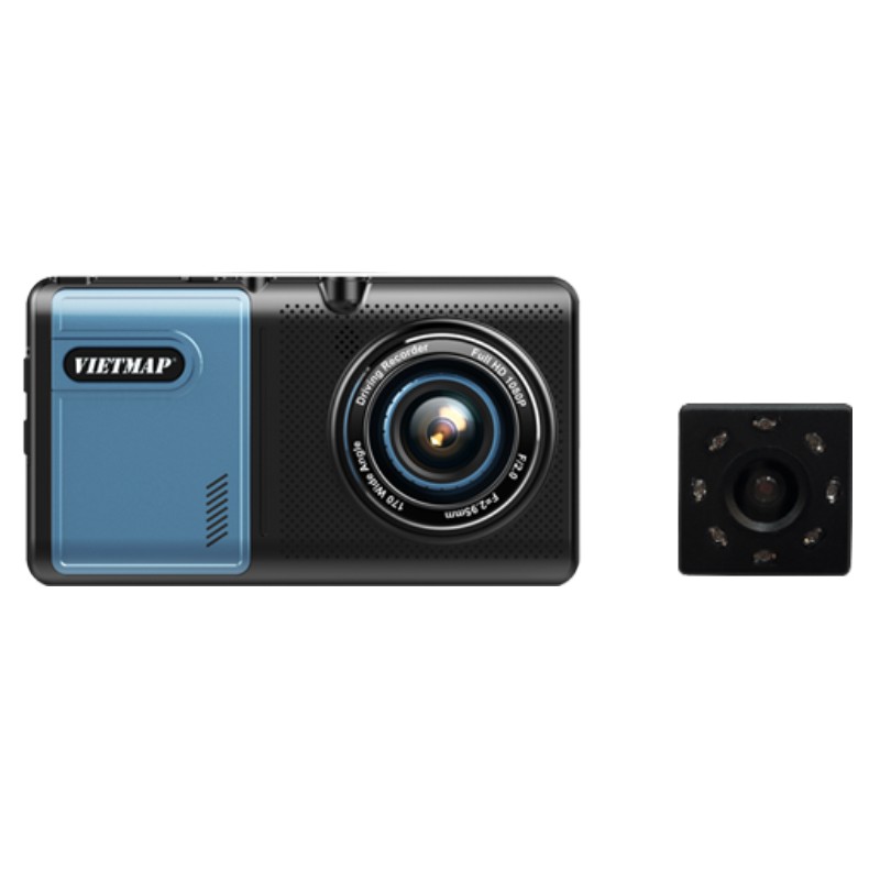 Vietmap A50 - Dẫn đường S1+Cảnh báo giao thông - camera hành trình trước sau - Hàng chính hãng