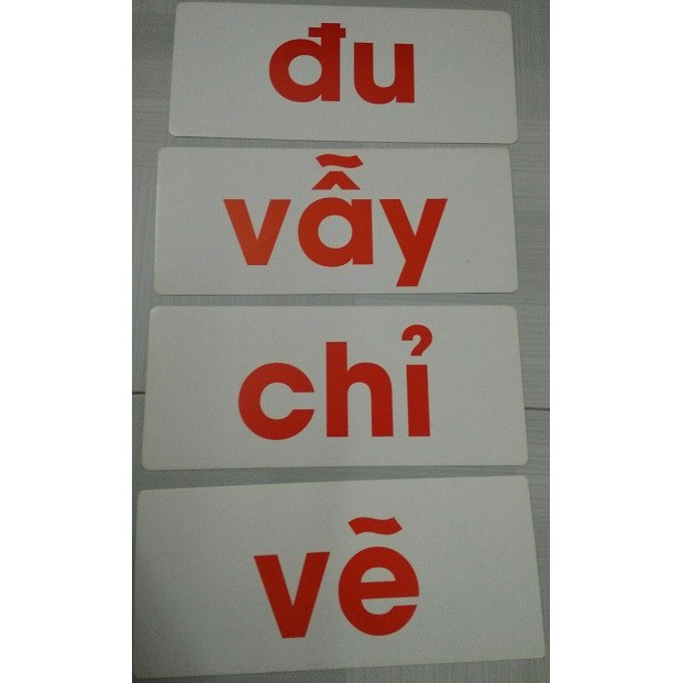 Flash card cho bé : tiếng việt - từ đơn