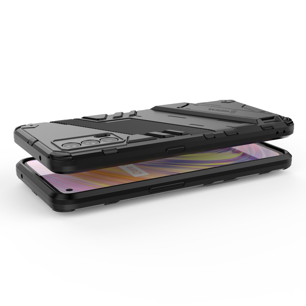 Ốp lưng Oppo Realme V15 Iron Man Ver 2 chống sốc giá đỡ xem phim thời trang cao cấp