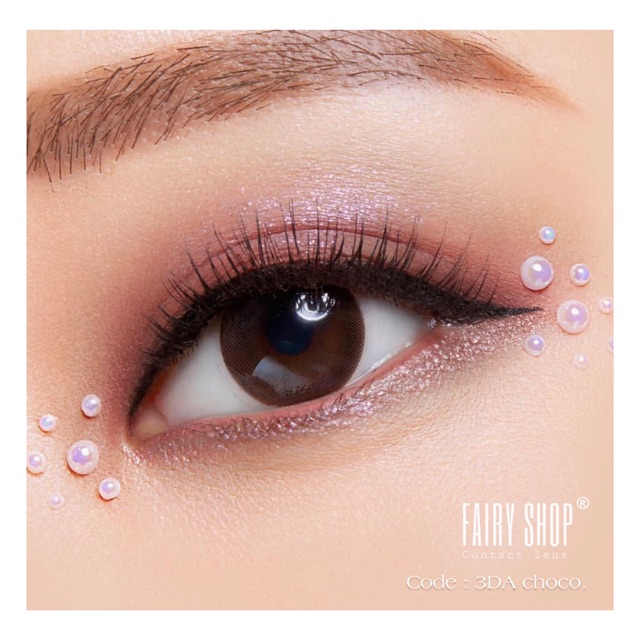 Kính áp tròng Baby Choco 3Da choco 14.0mm - Kính Áp Tròng FAIRY SHOP CONTACT LENS