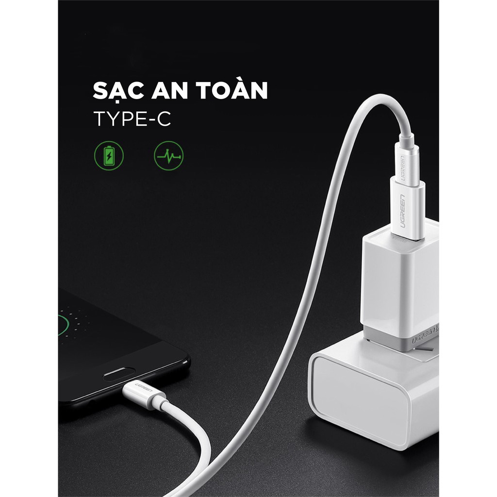 Đầu chuyển đổi USB-C sang USB 3.0 UGREEN US276 | Hỗ trợ tốc độ 200MB/s | Kích thước gọn nhẹ | Bảo Hành 18 Tháng 1