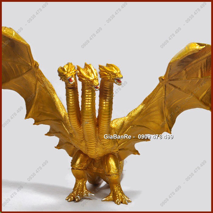 Mô Hình Rồng Dang Cánh 3 Đầu King Ghirorah - Vàng - Godzilla - 7768.1