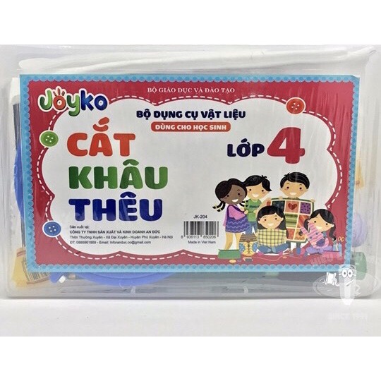 Bộ kĩ thuật cắt khâu thêu lớp 4 lớp 5