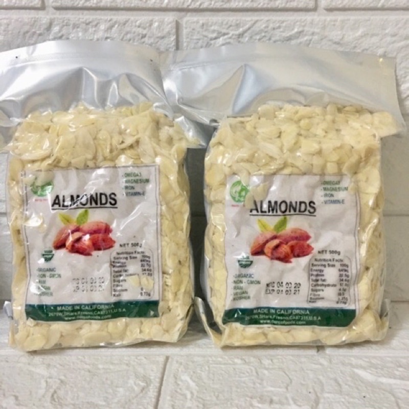 500g hạnh nhân ngon thơm nhất cam kết không hôi dầu