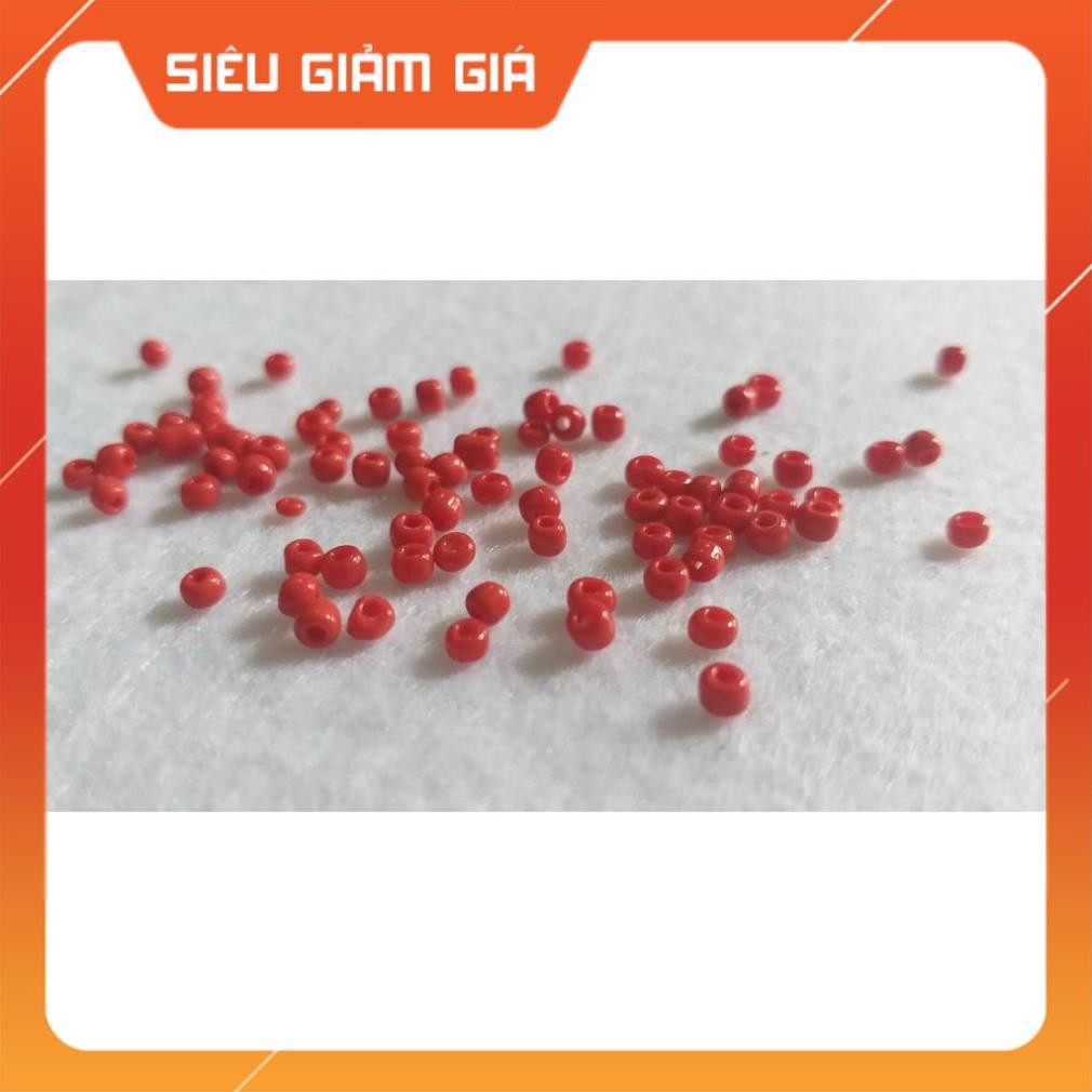 [siêu sale] Gía sỉ 100gr Cườm đục đủ size trung 3mm- phụ liệu làm đồ Handmade làm hoa,kết cườm trang trí