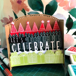 Thiệp chúc mừng sinh nhật - popup handmade birthday card