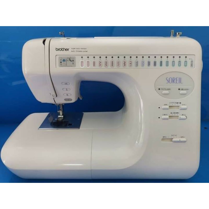 MÁY MAY GIA ĐÌNH BROTHER SORIEL ( tặng kèm đổi nguồn + tặng kèm bàn ga + phụ kiện )