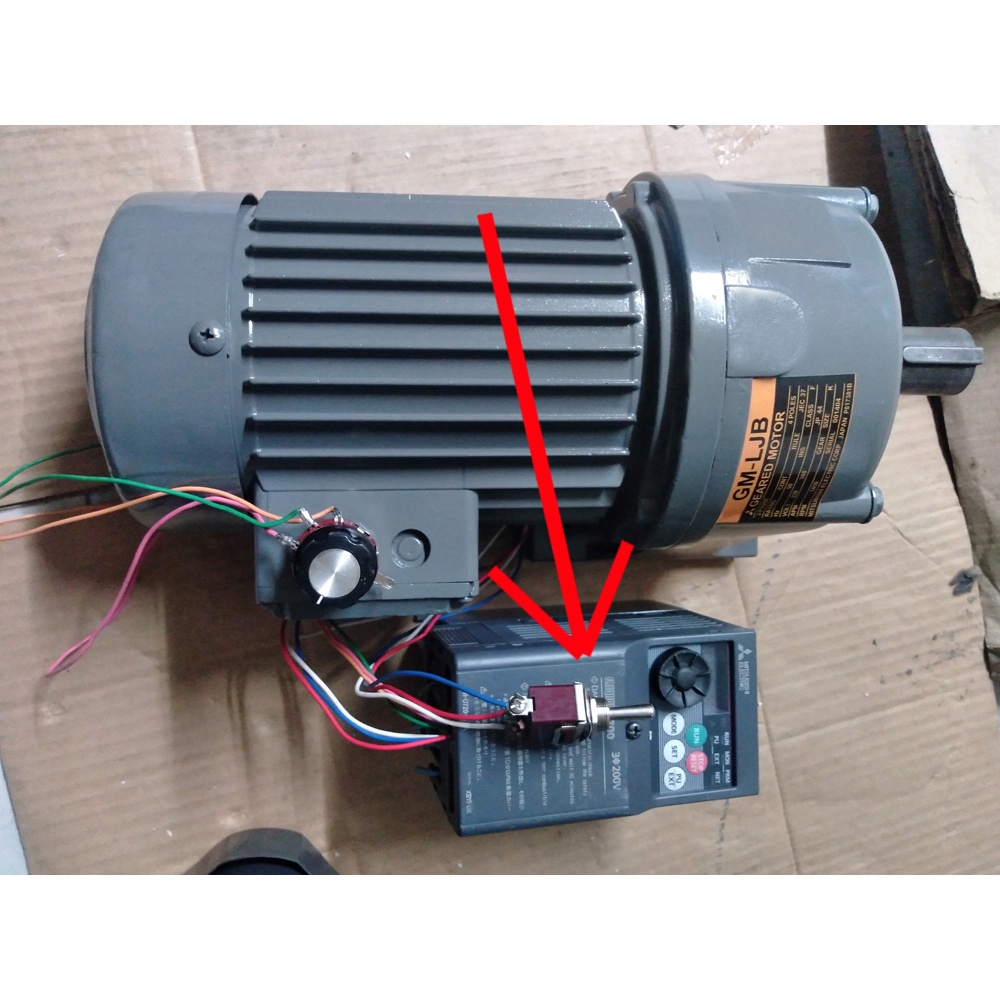 Biến tần Inverter 220vol điều chỉnh tốc độ Tua, Tới, Lui, Dừng