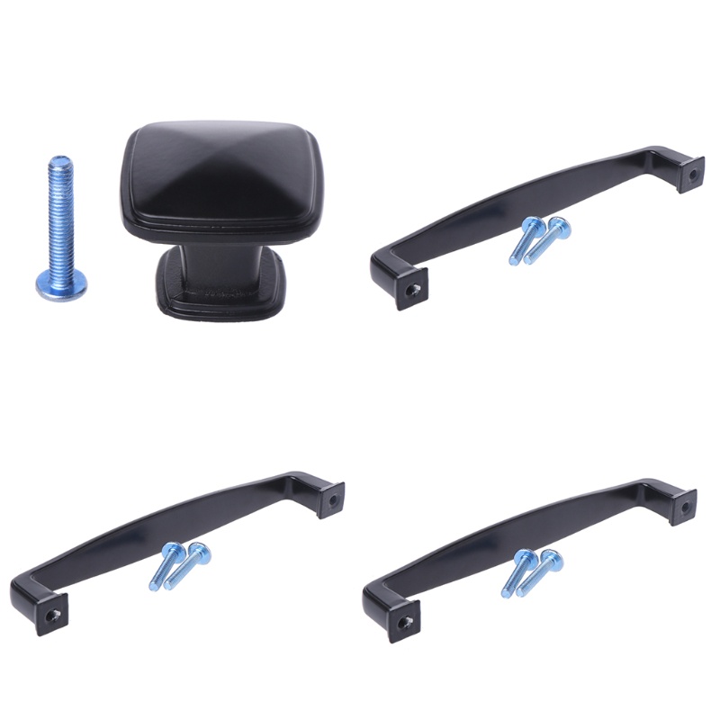 Tay Nắm Cửa Tủ Bằng Nhôm Màu Đen Tiện Dụng Cho Nhà Bếp