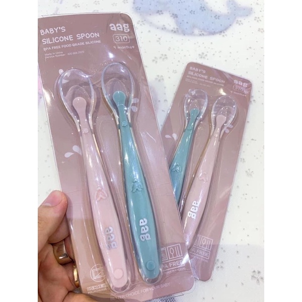 Set 2 thìa AAG Hàn Quốc
