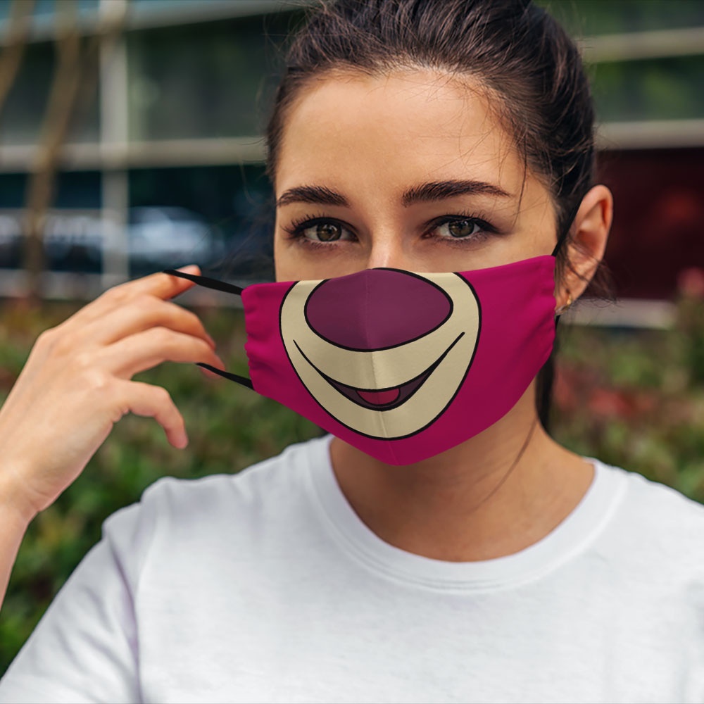 khẩu trang in 3d D.I.S.N.E.Y_1500 CARTWELL cotton 100%, ngăn bụi, kháng khuẩn, 2021 bảo vệ toàn diện