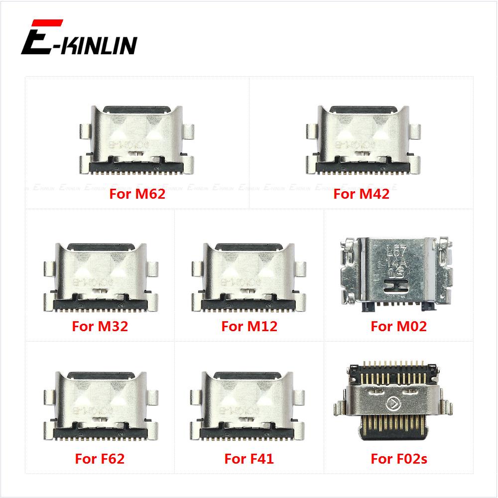 Đầu Cắm Sạc Micro USB Loại C Cho Samsung Galaxy M02 M12 M32 M42 M62 F02s F41 F62