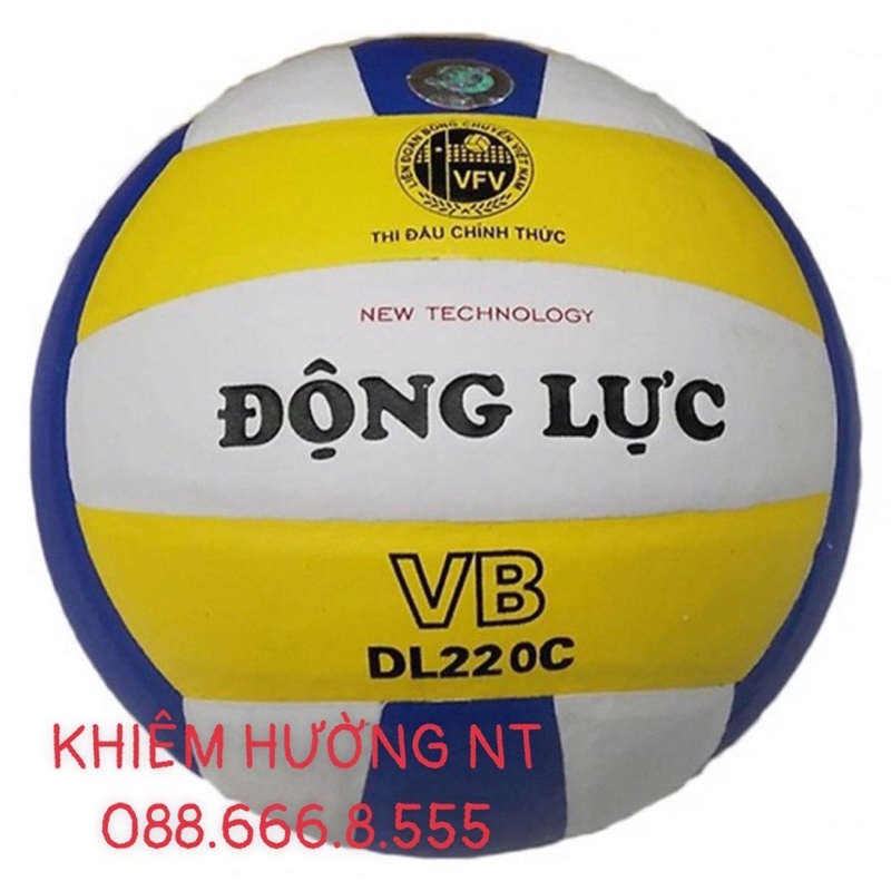 Bóng Chuyền Động Lực DL220C + tặng túi lưới và kim bơm