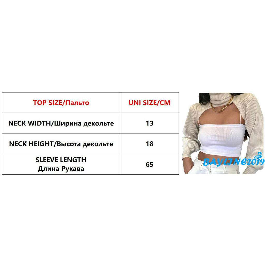 Áo Sweater Tay Dài Cổ Cao Màu Trơn Phong Cách Hàn Quốc Gợi Cảm Cho Phụ Nữ